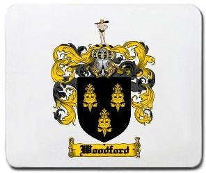 Woodford coat of arms mouse pad