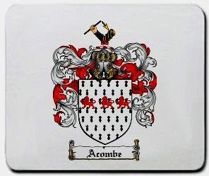 Acombe coat of arms mouse pad