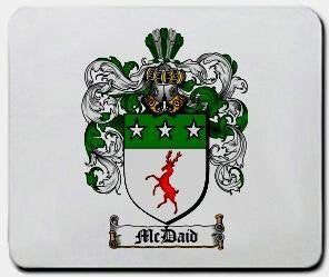 Mcdaid coat of arms mouse pad