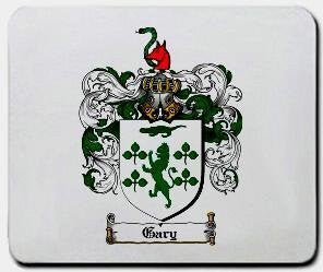 Gary coat of arms mouse pad