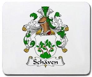 Schaven coat of arms mouse pad