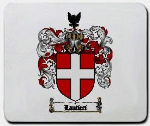 Lautieri coat of arms mouse pad