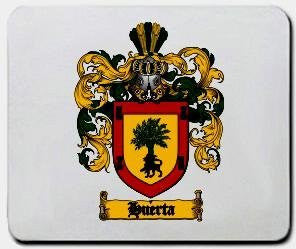 Huerta coat of arms mouse pad