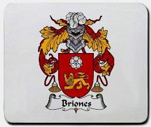 Briones coat of arms mouse pad