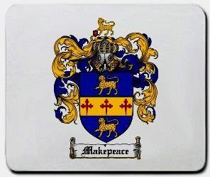 Makepeace coat of arms mouse pad