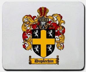 Duplechin coat of arms mouse pad