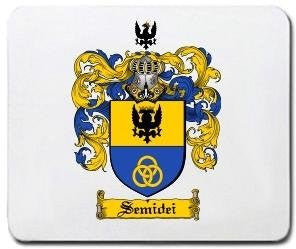 Semidei coat of arms mouse pad