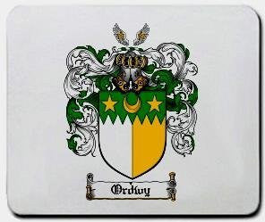 Ordwy coat of arms mouse pad