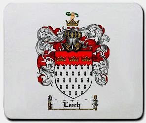 Leech coat of arms mouse pad