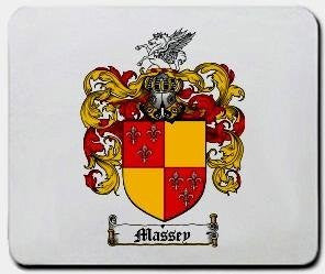 Massey coat of arms mouse pad