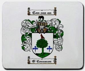 O'concanon coat of arms mouse pad