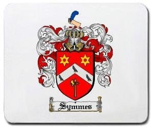 Symmes coat of arms mouse pad