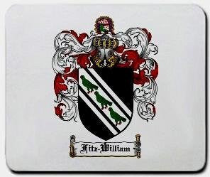Fitzwilliam coat of arms mouse pad