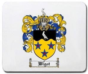 Wigot coat of arms mouse pad