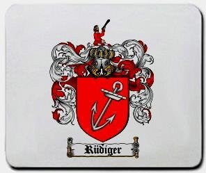 Rudiger coat of arms mouse pad