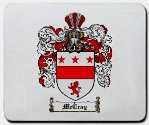 Mccray coat of arms mouse pad