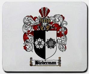 Biederman coat of arms mouse pad