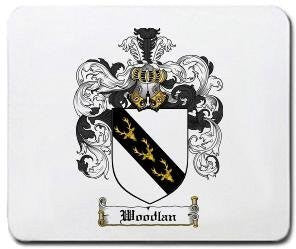 Woodlan coat of arms mouse pad