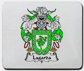Lagarda coat of arms mouse pad