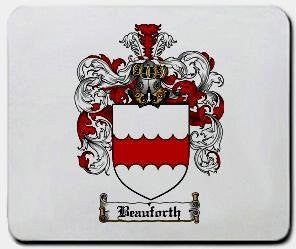 Beauforth coat of arms mouse pad