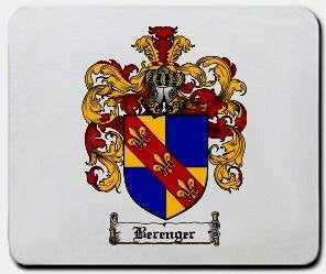 Berenger coat of arms mouse pad