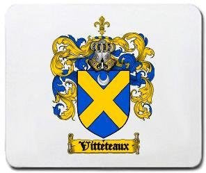 Vitteteaux coat of arms mouse pad