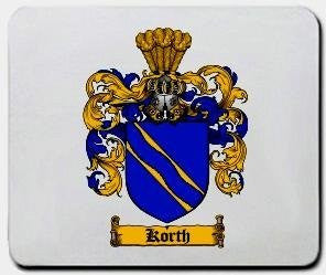 Korth coat of arms mouse pad