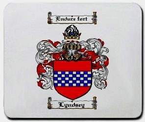 Lyndsey coat of arms mouse pad