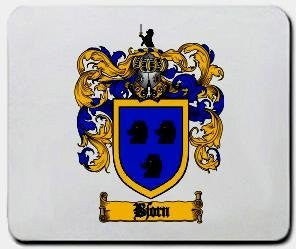 Bjorn coat of arms mouse pad