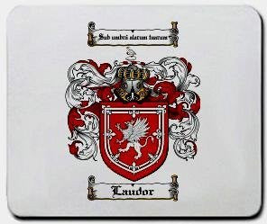 Laudor coat of arms mouse pad