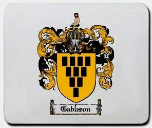Gableson coat of arms mouse pad