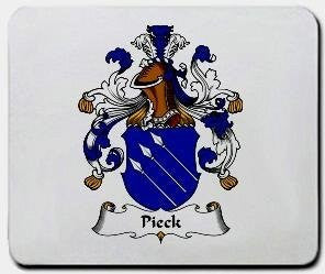 Pieck coat of arms mouse pad