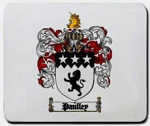Paulley coat of arms mouse pad