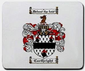 Carthright coat of arms mouse pad