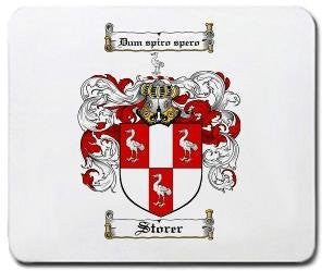 Storer coat of arms mouse pad