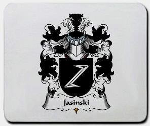 Jasinski coat of arms mouse pad