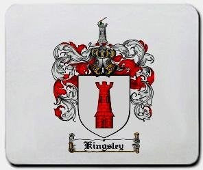 Kingsley coat of arms mouse pad