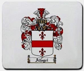 Allegri coat of arms mouse pad
