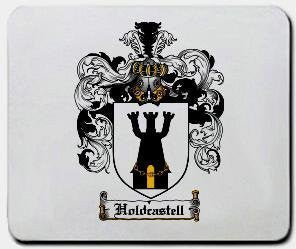 Holdcastell coat of arms mouse pad