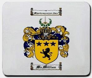 Mcmillian coat of arms mouse pad