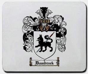 Dumbreck coat of arms mouse pad
