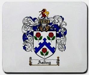 Asling coat of arms mouse pad