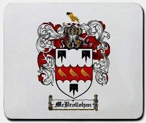 Mcbrollohan coat of arms mouse pad
