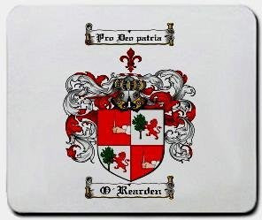 O'rearden coat of arms mouse pad