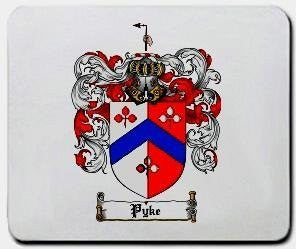 Pyke coat of arms mouse pad