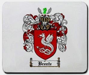 Brente coat of arms mouse pad