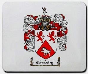 Cassedey coat of arms mouse pad