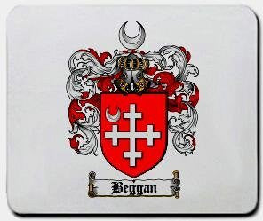 Beggan coat of arms mouse pad
