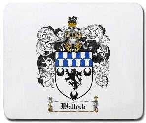 Wallock coat of arms mouse pad