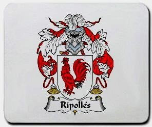 Ripolles coat of arms mouse pad